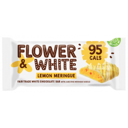 Flower & White Bars - Lemon Meringue - 12x20g